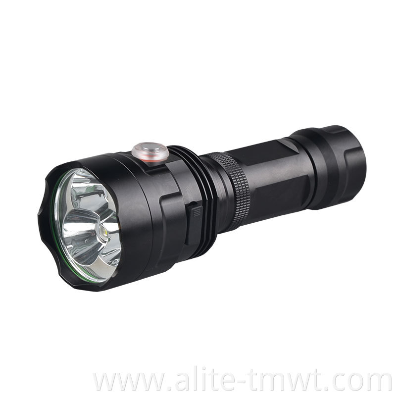 26650 Powerful 3000lm usb rechargeable tactical flashlight with 3LED XML T6